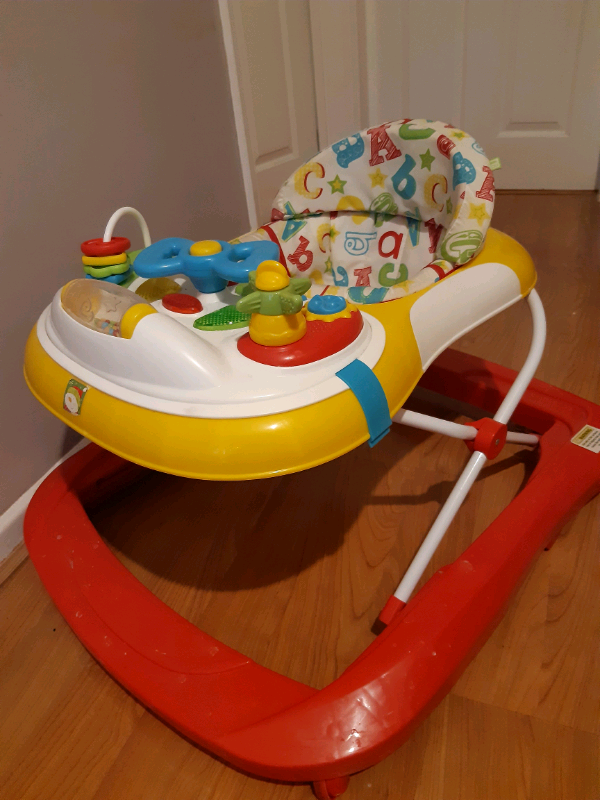 wooden baby walker mothercare